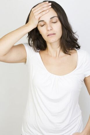 bir kadında anemi parazit varlığının bir belirtisidir